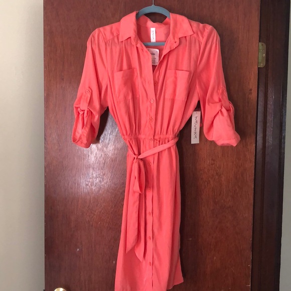 Collared Shirt Dress - Picture 1 of 1